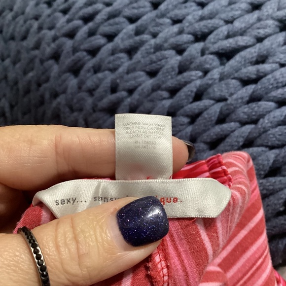 Cacique Pink Striped Pajama Pants - Picture 5 of 9